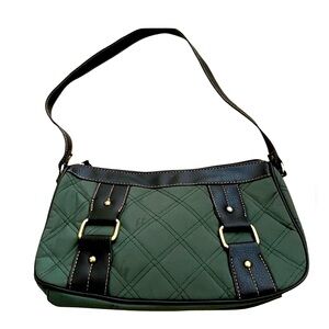 Y2K  green Quilted Shoulder Bag